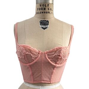NEW Yasmine Eslami - Morgane Bustier - Tender Pink - 34B with YE tote bag